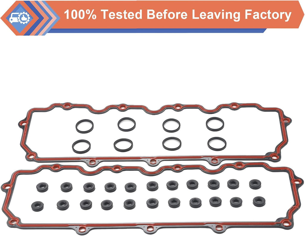 Upper and Lower Powerstroke Diesel Valve Cover Gaskets Fit for Ford Vehicle