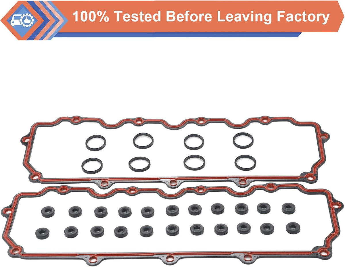 Upper and Lower Powerstroke Diesel Valve Cover Gaskets Fit for Ford Vehicle