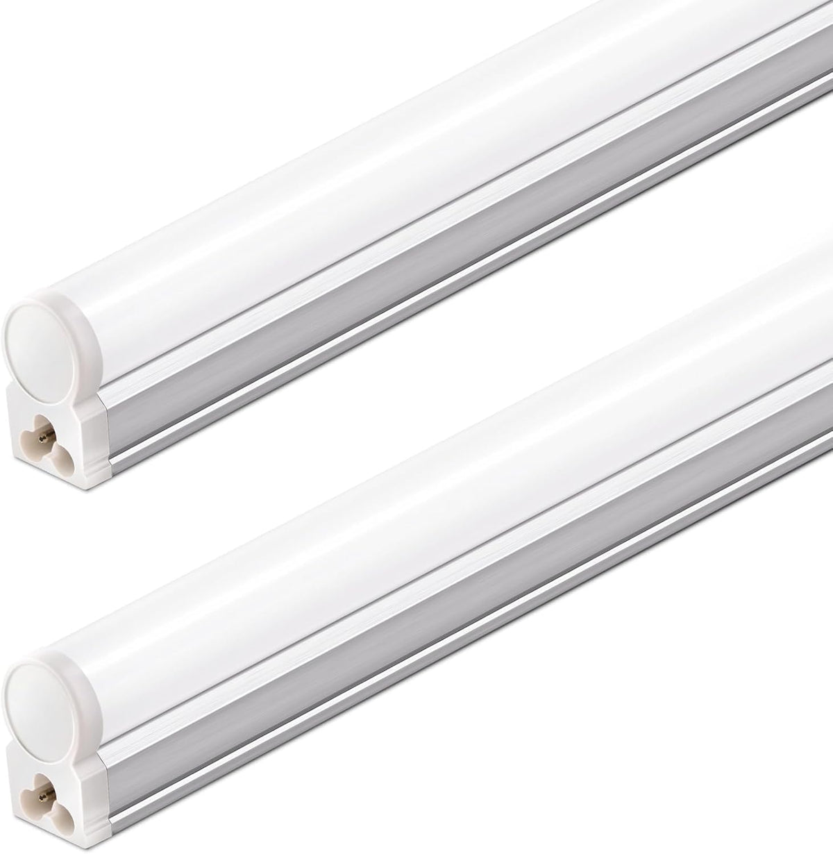 Barrina T5 LED Shop Light 2FT, 1100LM, 10W, 5000K (Daylight White), 2 Packs