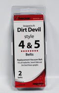 Everclean Style 4 and 5 Vacuum Belts Designed to Fit Dirt Devil (2 Pack)
