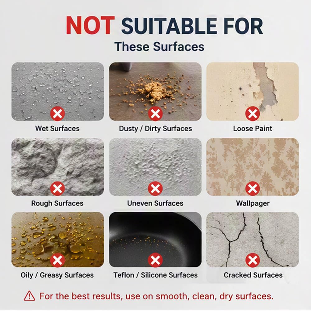 Heavy Duty Double Sided Nano Mounting Tape(0.39"*9.8FT*5Rolls)