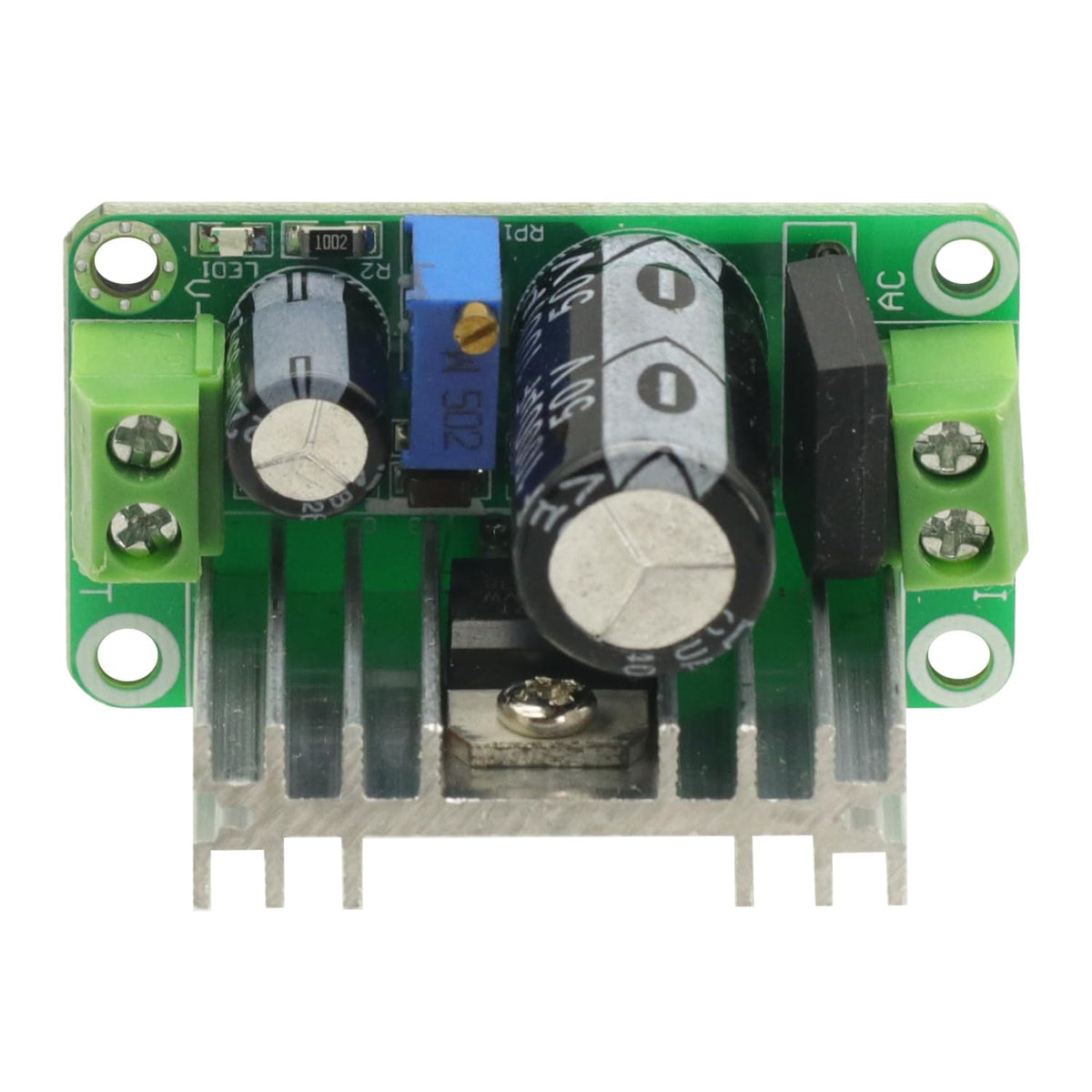 2PCS LM317 AC DC-DC Adjustable Converter Buck Step Down Circuit Board Module Linear Regulator Power Supply Rectifier Filter