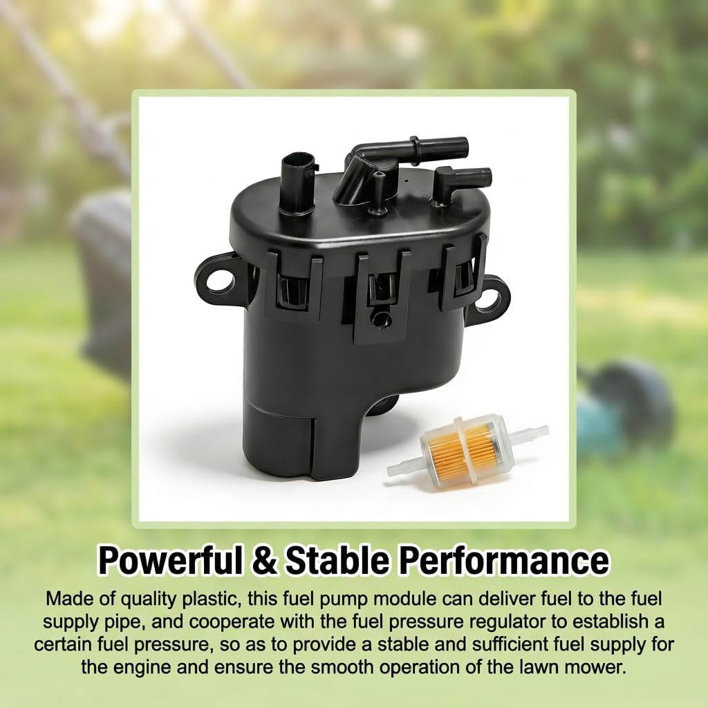 Fuel Pump for Kohler Lawnmower Generator 2539316-S 2539316 2539314 with Fuel Filter, Fits all Command ECH ECV models
