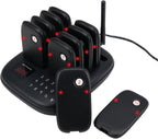 TD175S Wireless Calling System,Food Buzzer System, 10 Pagers