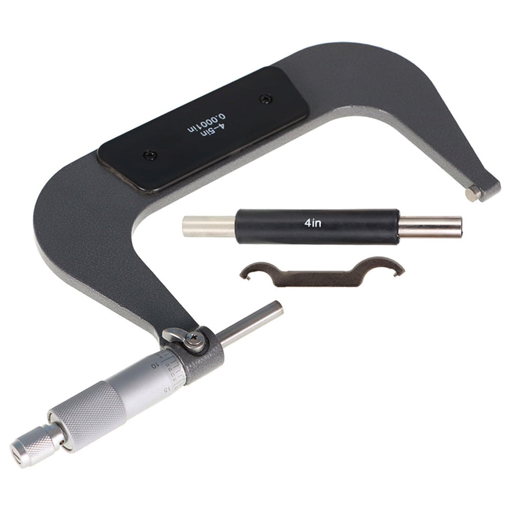 Timunr 4-5 Inch Outside Micrometer 0.0001 Inch Accuracy Measuring Tool
