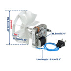 BOJACK Bathroom Vent Fan Motor 120V 60Hz 1A Compatible with Nutone Broan,663, 668, 662,688,659