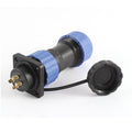 uxcell SD20 20mm 4 Pin 4P Square Waterproof Aviation Cable Connector Socket