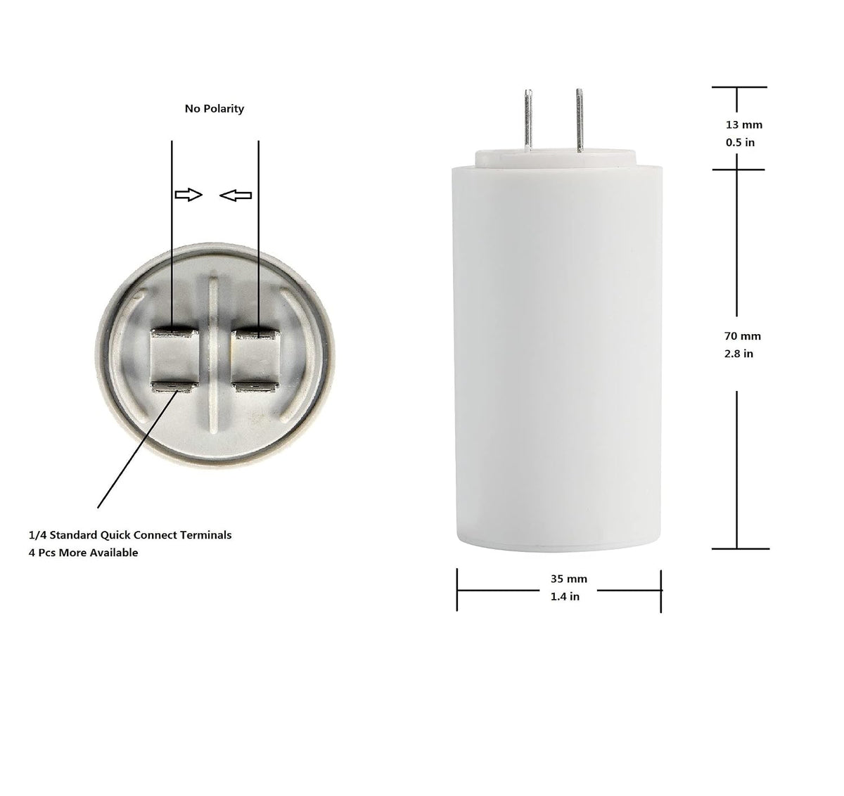 30uF MFD CBB60 Run Capacitor for Compressor Water Pump Motor