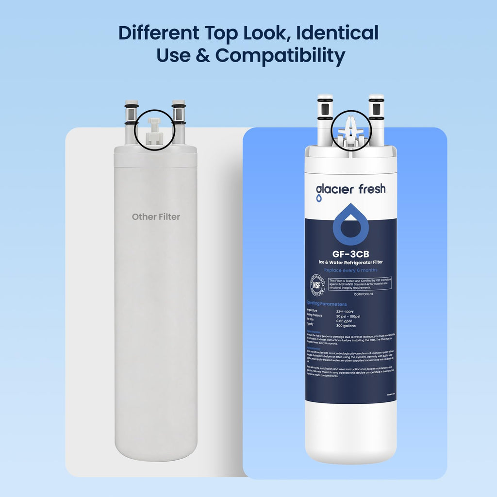 WF3CB Refrigerator Water Filter Replacement Pack of 3