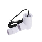 SS2 Float Switch L-Shape with 3/4 Inch Adaptor and 6Ft Wire Water Float Switch for HVAC Drain Pan Condensate Outlet(2pcs)