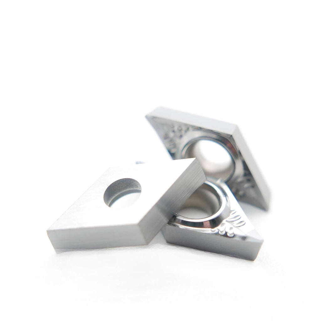 Carbide Inserts for Aluminum DCGT32.51 / DCGT11T304 for Turning Cutting Tools 10 PCS