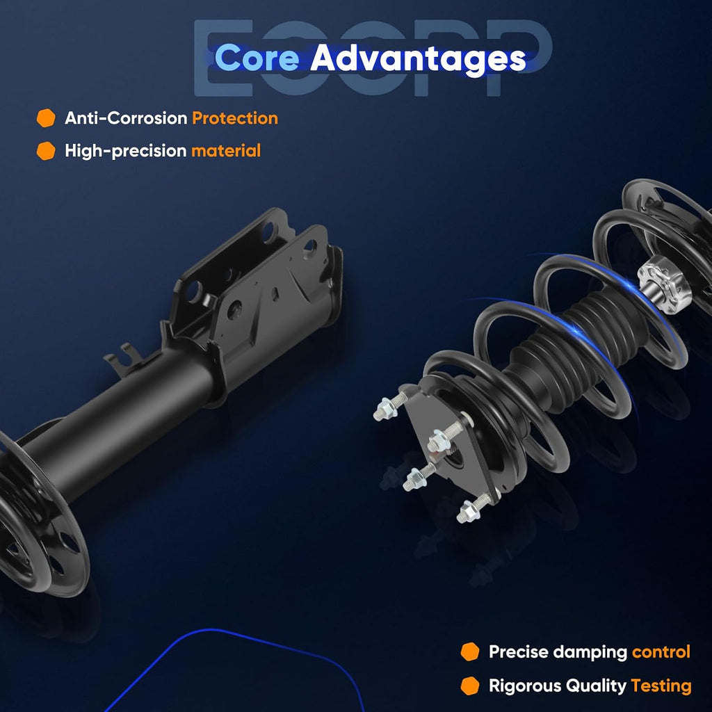 ECCPP Complete Struts Spring Assembly Front for Ford Explorer 2011-2013