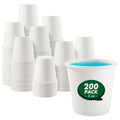 3 oz Bathroom Cups 200 Pack Small Paper Cups