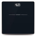 Digital Bathroom Scale for Body Weight Loss Watchers Jet Black | 0.1lb Precision, 330lb Capacity, Backlit LCD Screen