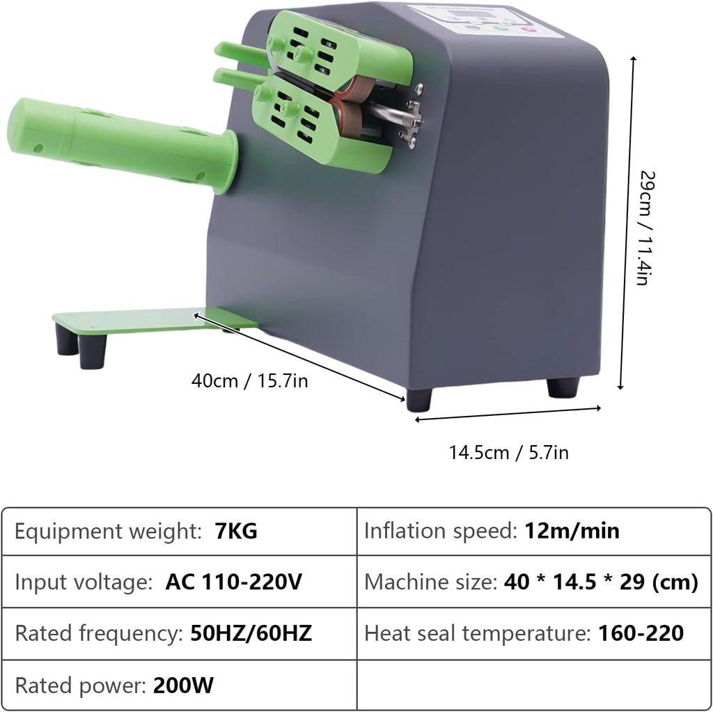 Air Cushion Maker Machine Bags Wrap Pillow Inflator Bubble Packaging Inflator Adjustable Parameters Easy To Use Air