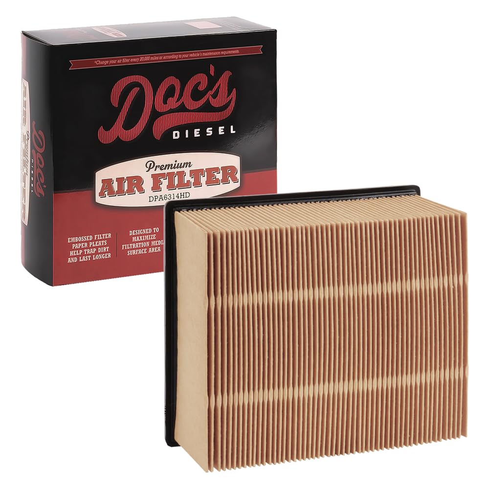Doc's Diesel Engine Air Filter, 6.7L Cummins RAM 2500 3500 4500 2007-2026