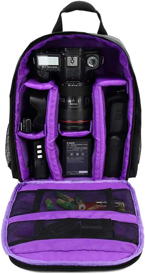 Camera Backpack Waterproof Shockproof Camping Bag Small Dslr Camera Bag Travel Rucksack Camera Bag For Canon Dslr
