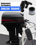 Cam Follower Roller Fit for Johnson Evinrude 9.9 & 15 HP Outboard Marine Engines 1986-1992, Replace 396236, 765609