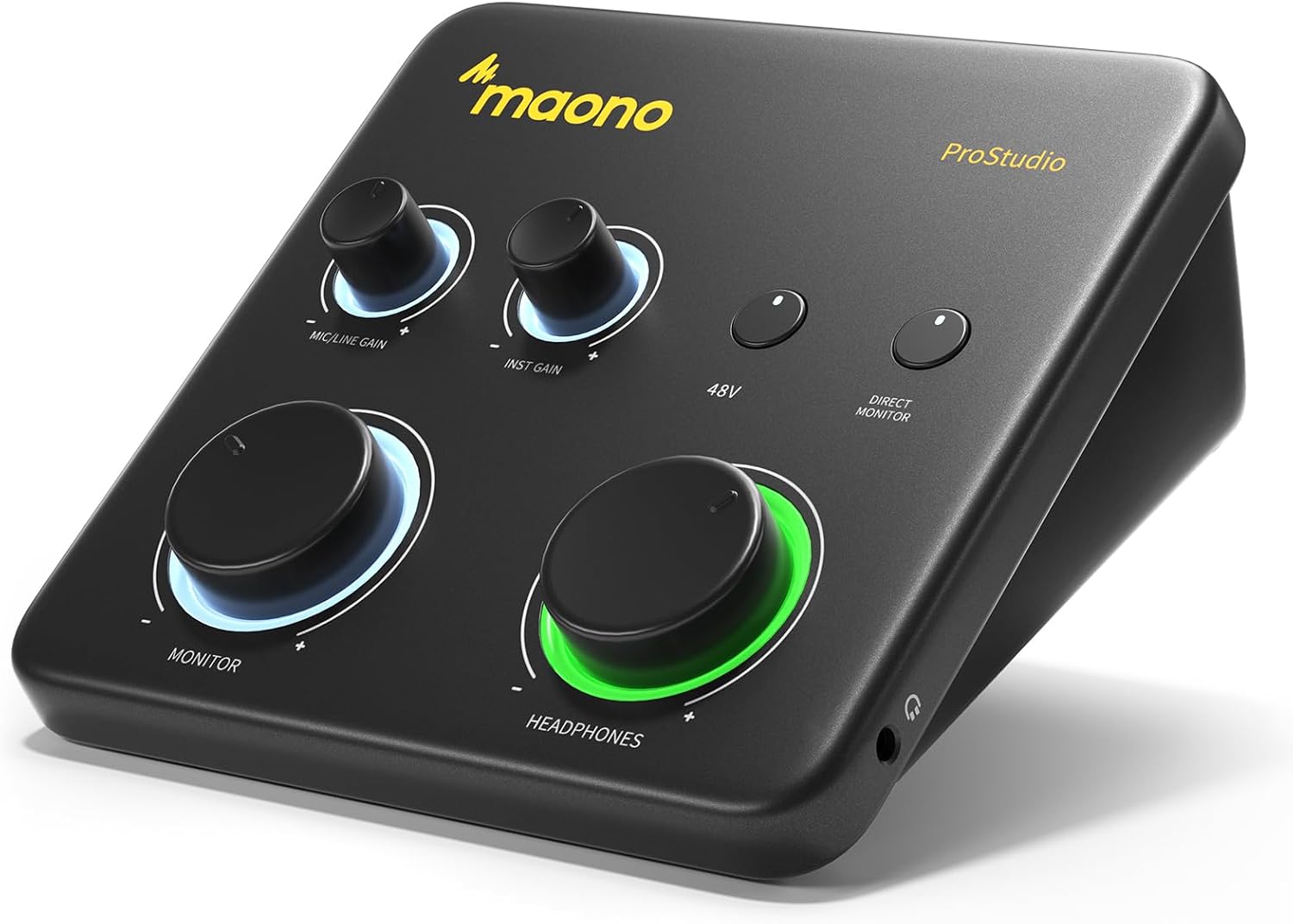 PS22 Lite USB Audio Interface for PC for Guitar & Vocals Streaming | Low-noise preamp, 24-bit/192kHz, loopback, ASIO