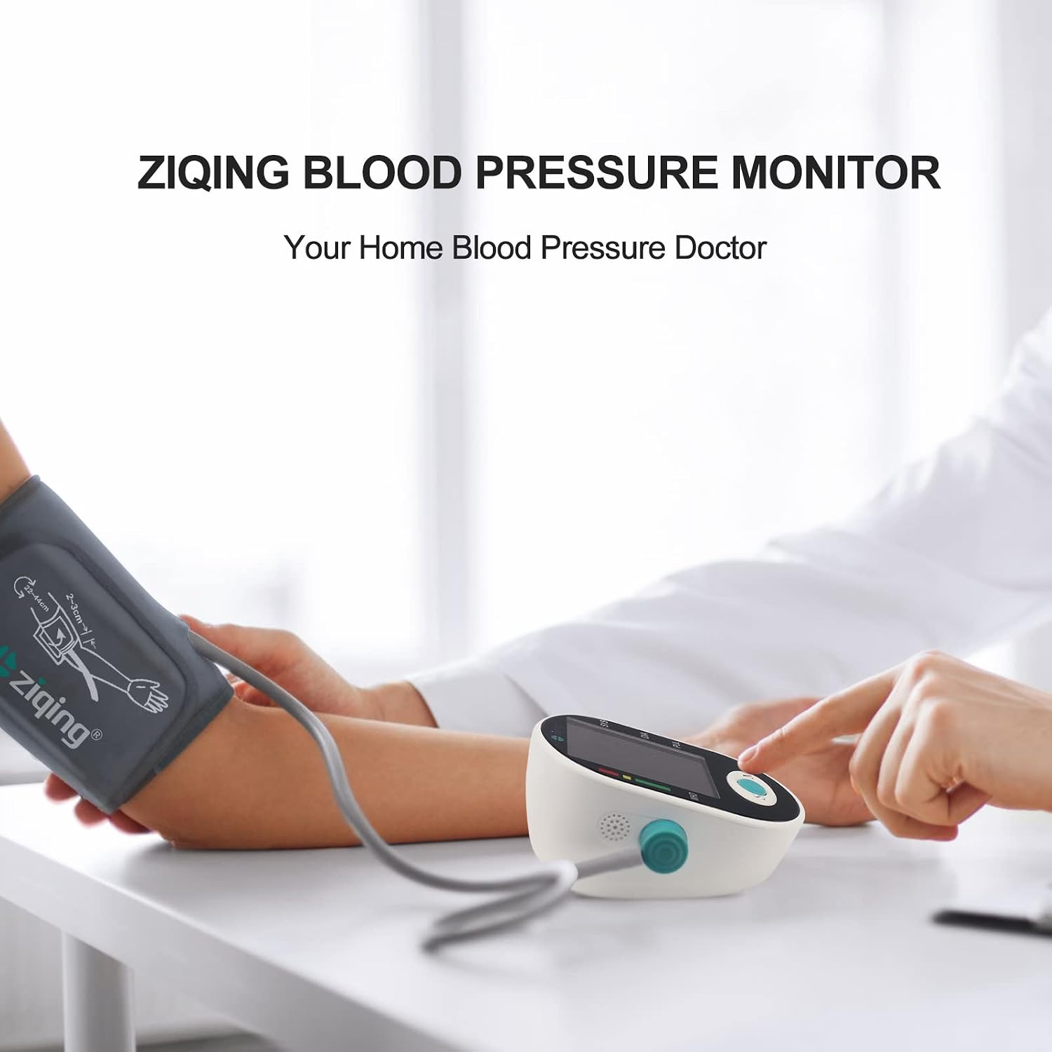 Automatic Upper Arm Blood Pressure Monitor for Home Use, 2 * 99 Sets Memory