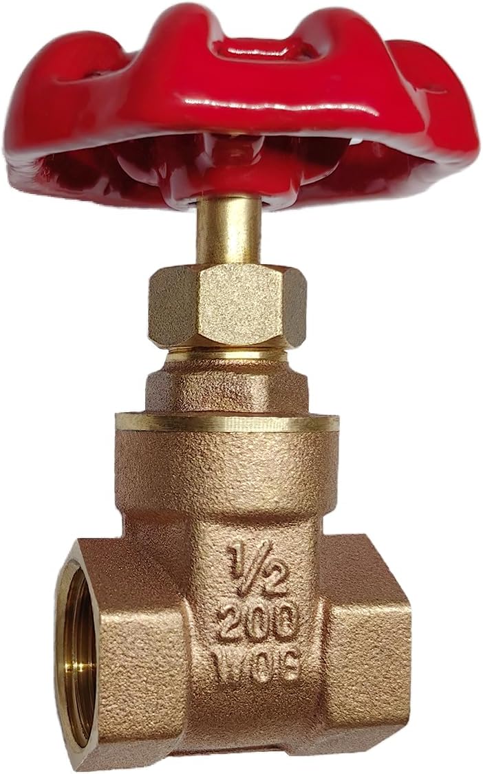 NPT 1/2” Brass Gate Valve DN15