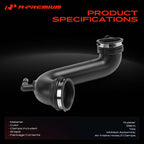 A-Premium Engine Air Clean Intake Hose with Clamps Compatible with Ford