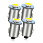 Ruiandsion BA7S LED Bulb White 12V for Interior Gauge Light 4Pcs