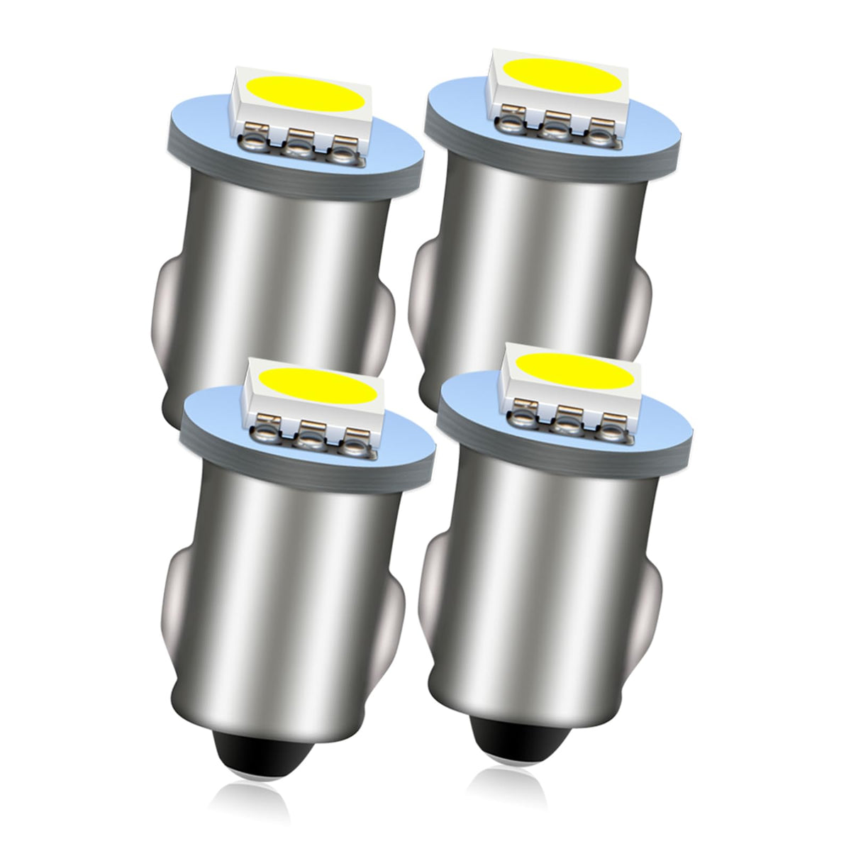 Ruiandsion BA7S LED Bulb White 12V for Interior Gauge Light 4Pcs