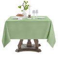 1 Pack Sage Green Square Tablecloths 52x52 Inch for Dining Tables