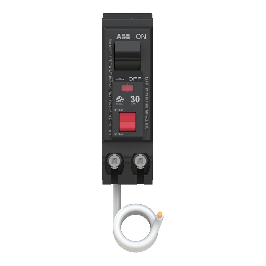 ABB Q-Line Ground Fault Circuit Breaker • 30 Amp Single-Pole •120/240 VAC