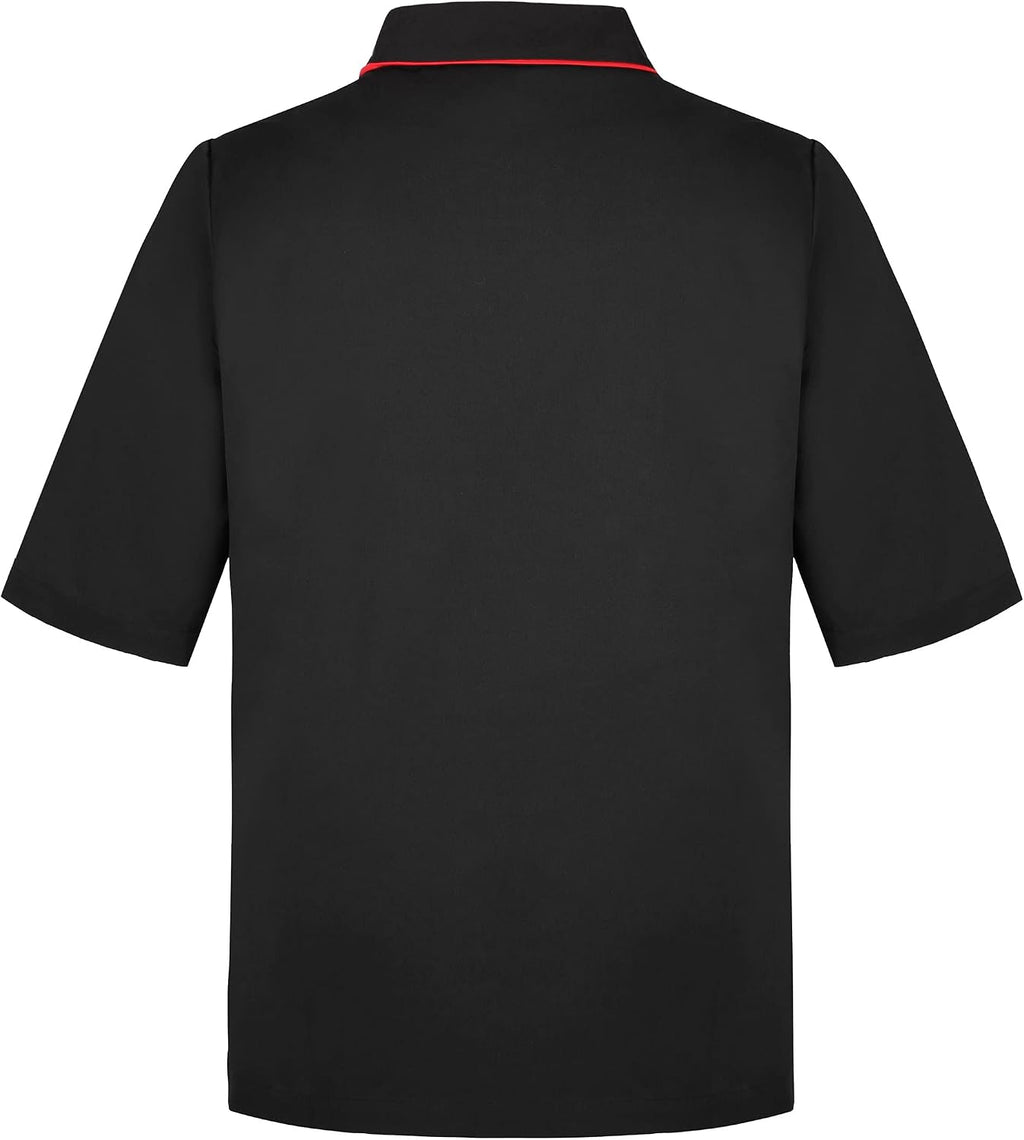 Sushi Chef Coat Unisex 3/4 Sleeve Japanese Chef Kimono Restaurant Uniform for Men and Women