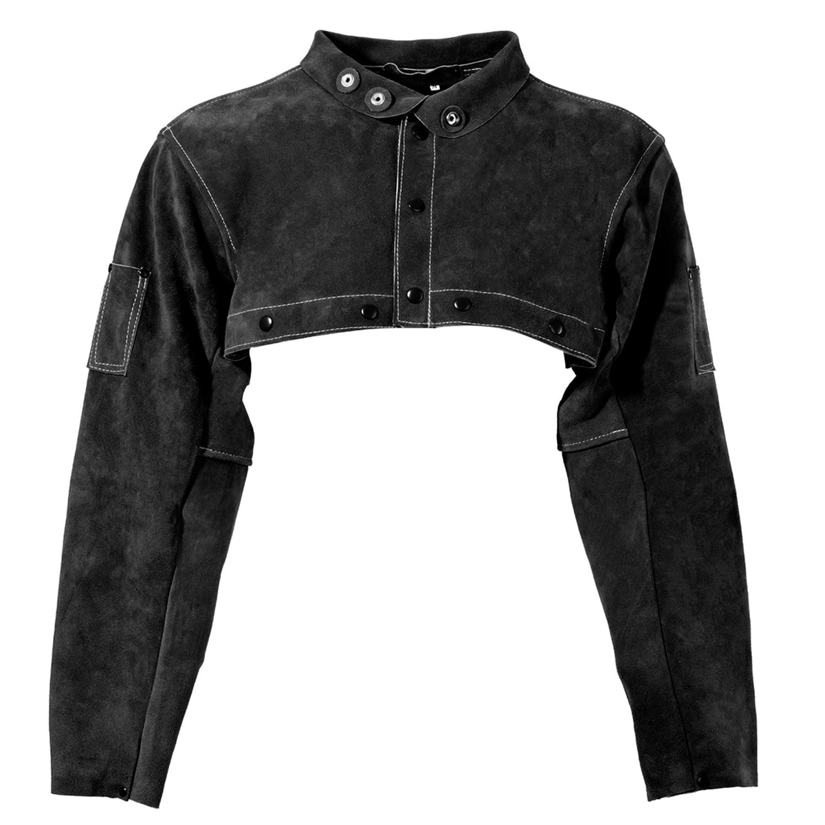 Leather Welding Cape Sleeve,Heat Flame Resistant Welder's Jacket