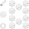 1 Inch PVC Union Coupling, Fits 1.315" OD SCH 40 PVC Pipe