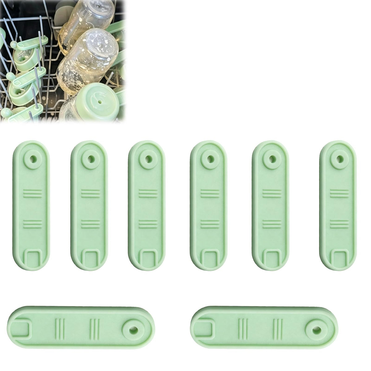 Dishwasher Clip Compatible with Upper Rack Lightweight Items