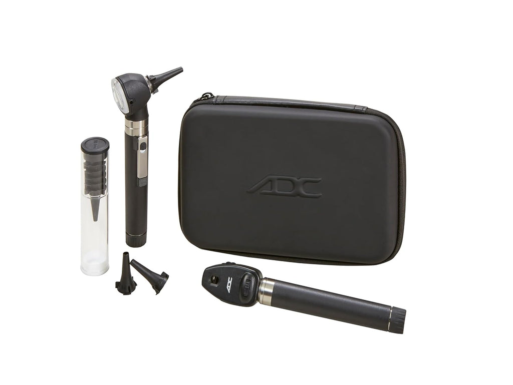 Diagnostix 5110 Professional Pocket Otoscope/Ophthamoscope Set, 2.5V | Full-featured set with two heads and two