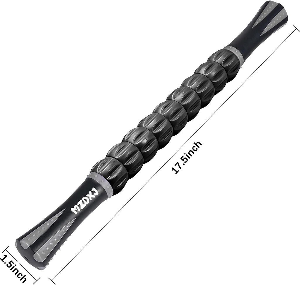 Muscle Roller Massage Roller Stick- Deep Tissue Fascia Blaster for Myofascial Pain Relief, Lymphatic Drainage & Body