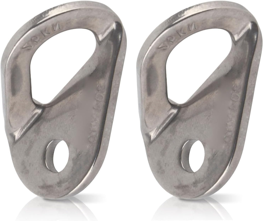 Bolt Hanger, 2Pcs 304 Stainless Steel Bolt Hanger Outdoor Caving Protection Hardware Accessory for Outdoor Mountain