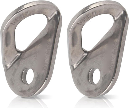 Bolt Hanger, 2Pcs 304 Stainless Steel Bolt Hanger Outdoor Caving Protection Hardware Accessory for Outdoor Mountain