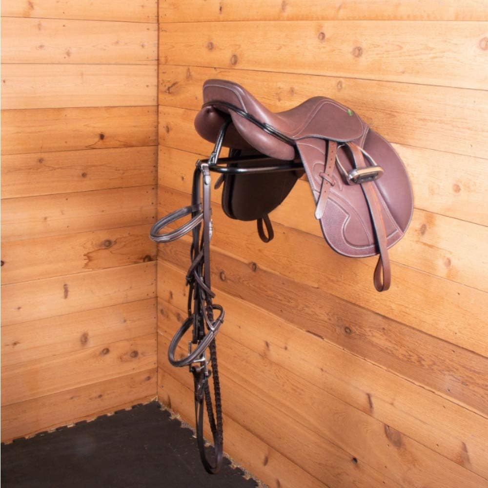 Fold Down Western & English Saddle Rack for Horse | Durable & Versatile | Mountable Design | 5-Year Warranty