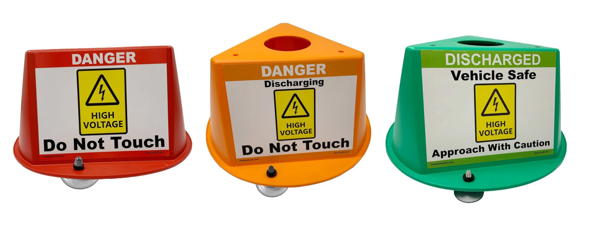Electric Vehicle (EV) High Voltage Lockout/Tagout Safety Hat Kit