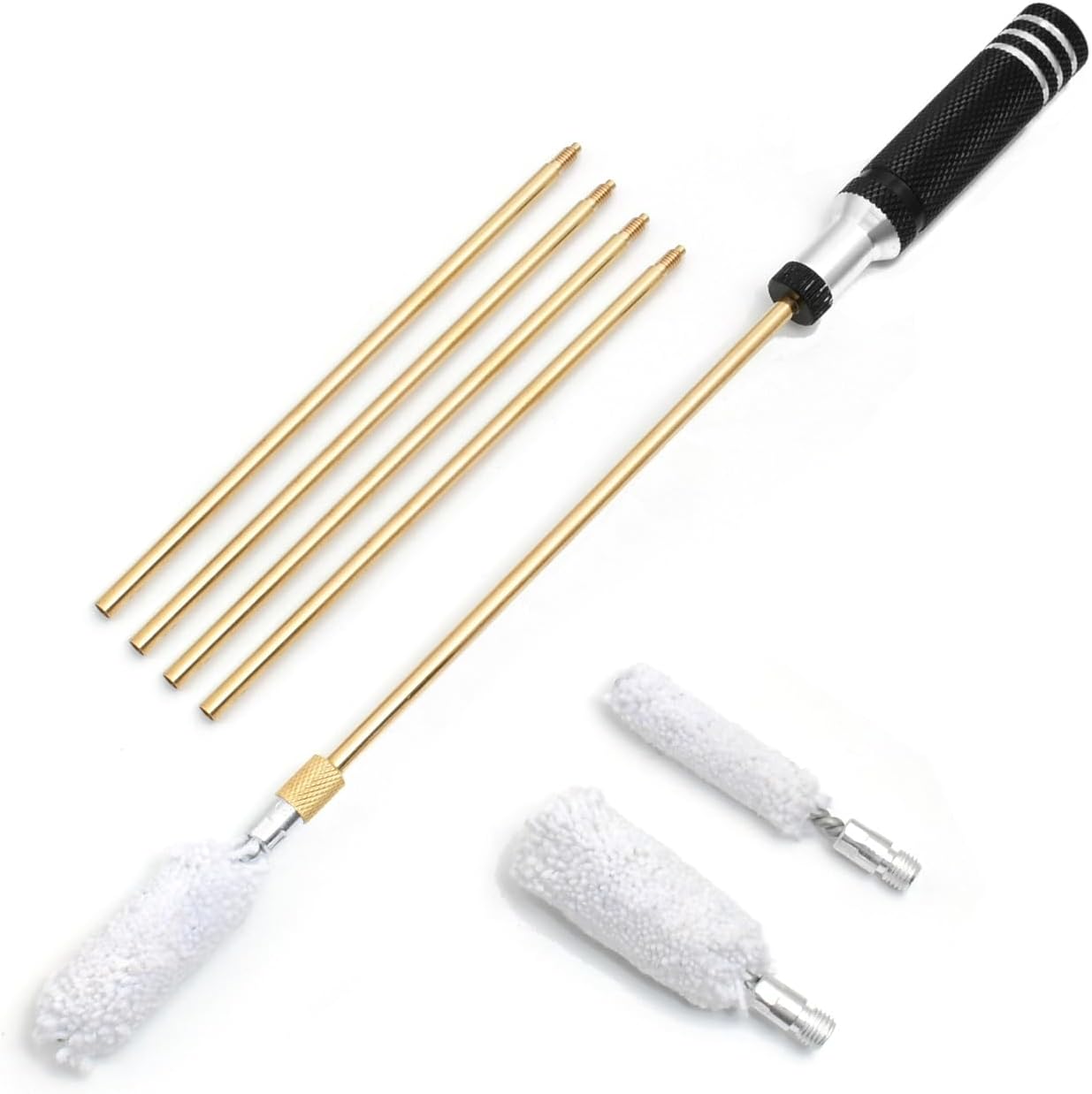 Shotgun Cleaning Kit for 12, 20, 410 Gauge | Bronze Brushes, Brass Adaptor, Cotton Mops, Cleaning Pick, Patch Holder