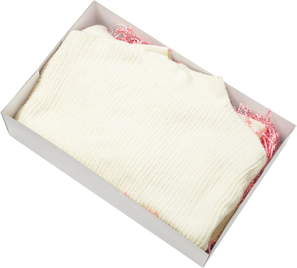 16 Pack Large Gift Boxes with Lids 17x11x4 Extra Deep Shirt Boxes
