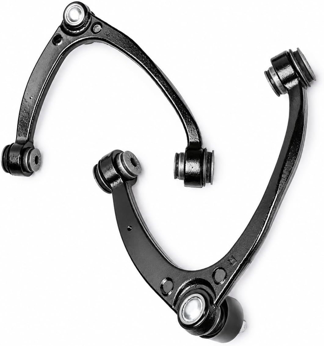 Front Upper Driver & Passenger Control Arms w/Ball Joint for 2007-2014 Chevy GMC Silverado Sierra Suburban 1500 Avalanche Yukon Tahoe Cadillac Escalade ESV K80669 K80670-2pcs