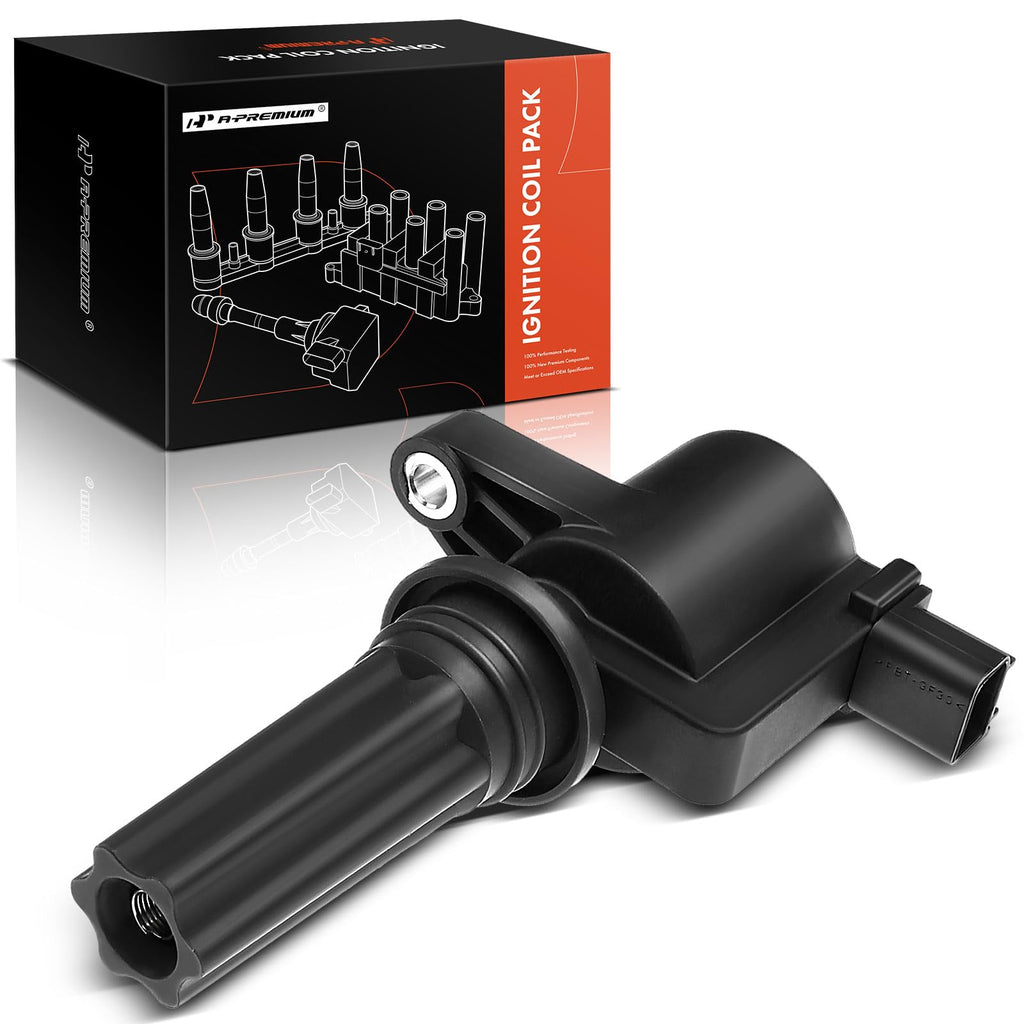 A-Premium Engine Ignition Coil Pack Compatible with Jaguar & Lincoln