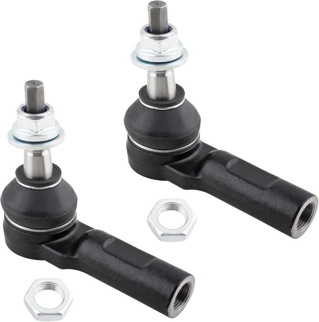 BOXI 4pcs Front Inner Outer Tie Rod End Links Fit for Dodge Ram 1500 2006 2007 2008 2009 2010 / for Ram 1500 2011-2012 - 5 Lug Models Only | EV800098 ES80574