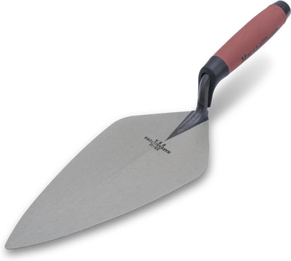 London Brick Trowel, 10 x 4 5/8 Inch, Assembled in USA | Forged One-Piece High Carbon Steel Blade, Taper Ground, 10 x