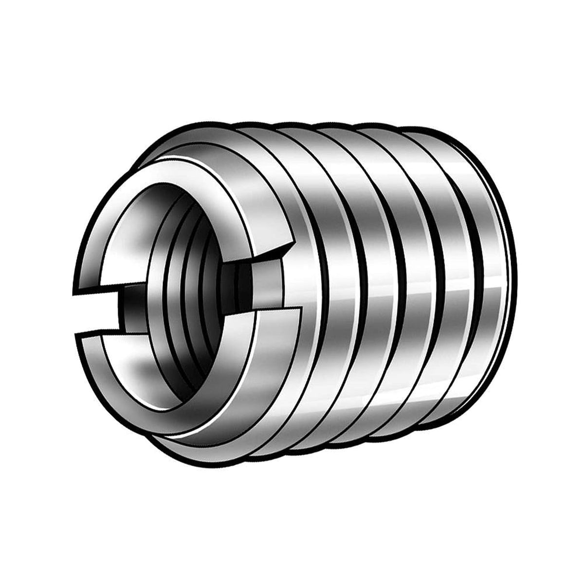 E-Z LOK Thread Insert, M10-1.5 Internal, 0.5625-12 External, 5 ct