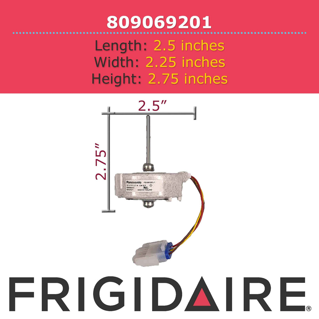 Frigidaire 809069201 Evaporator Fan Motor for Refrigerators, White
