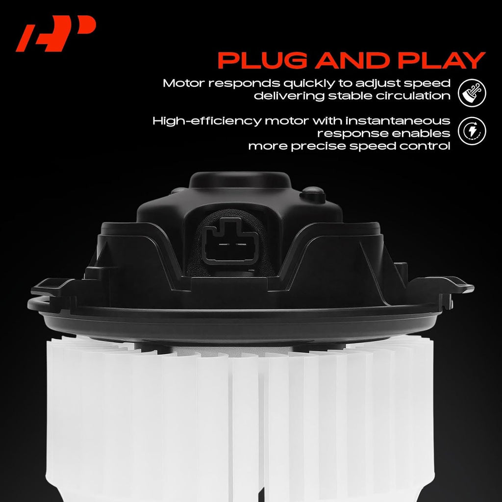 A-Premium Front HVAC Heater Blower Motor with Fan Cage