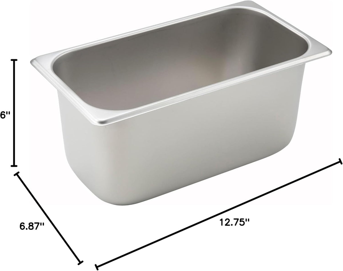 1/3 Size Pan 6" Depth (NSF)
